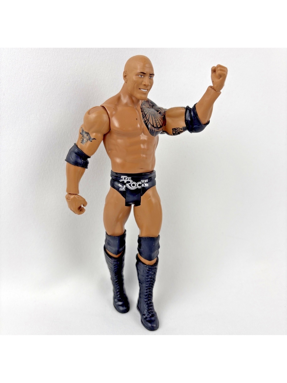 WWE The Rock Wrestler Wrestling Action Figure Mattel 2017 Classic Dwayne Johnson